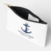 Moderne bootanker strand trouwfavoriet etui (Open)