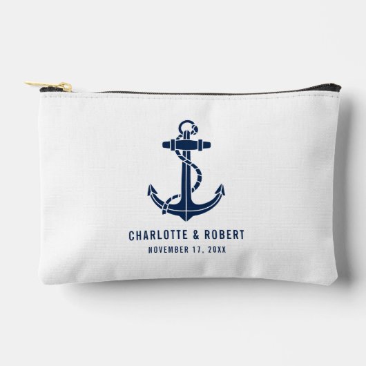 Moderne bootanker strand trouwfavoriet etui (Voorkant)