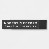 Moderne Bord voor zwarte en witte hanging van de n Deurbordje (Voorkant)