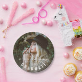 Moderne borden van fotoelegant afstuderen papieren bordje (Feest)