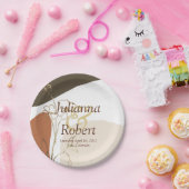 Moderne borden voor bloemetjes papieren bordje (Feest)