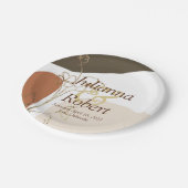 Moderne borden voor bloemetjes papieren bordje (Gekanteld)