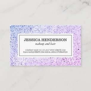 Moderne Border gespikkelde structuur Visitekaartje