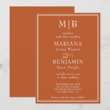 Moderne Border Minimalistische Boho Terracotta Bru