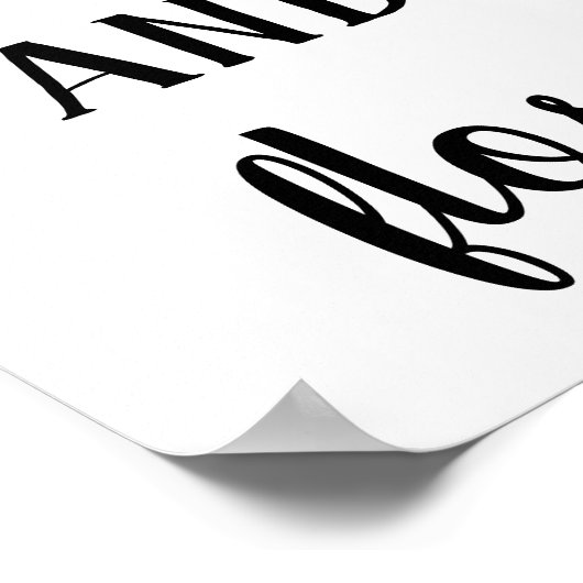 Moderne borstel- en dampafdruk poster (Hoek)