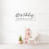 Moderne Borstel Schrift 40 en Fabulous Spandoek (Insitu)