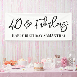 Moderne Borstel Schrift 40 en Fabulous Spandoek