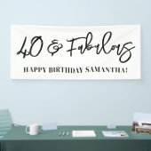Moderne Borstel Schrift 40 en Fabulous Spandoek (Beurs)