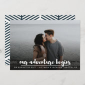 Moderne borstelfoto ons avontuur op maat (Voorkant / Achterkant)