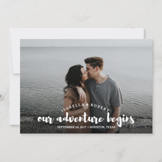 Moderne borstelfoto ons avontuur op maat (Voorkant)