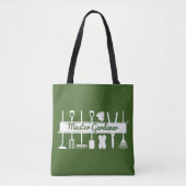 Moderne Bos Groene Meester Tuinman Tote Bag (Voorkant)