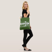 Moderne Bos Groene Meester Tuinman Tote Bag (Op model)
