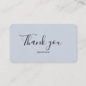 Moderne bosareaal in bergen Hartelijk dank Informatiekaartje (Voorkant)