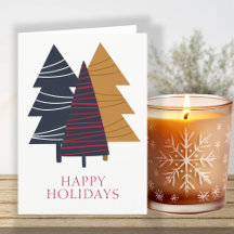 Moderne bosboom thema kerst gepersonaliseerd