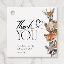 Moderne bosdieren bedankt