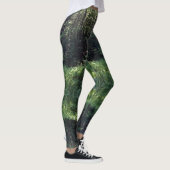 Moderne bosgroene bomen leggings vrouwen (Rechts)