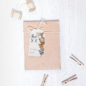 Moderne bossen schattige dieren dank u cadeaulabel