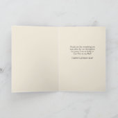 Moderne Bossen Vaderdag Boom Inspiratie Kaart (Binnen)