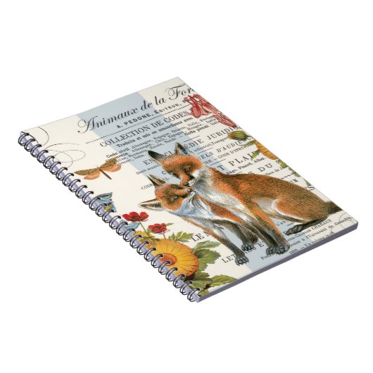 Moderne  bosvos notitieboek (Rechterzijde)