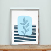 Moderne Botanicals - Tak met bladeren Foto Afdruk