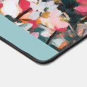 Moderne Botanische Abstracte Kunst Gepersonaliseer Bureaumat (Hoek)