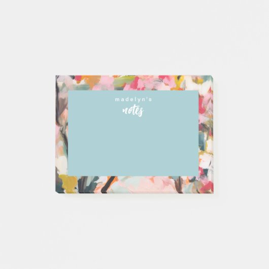 Moderne Botanische Abstracte Kunst Post-it® Notes (Voorkant)