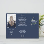 Moderne Botanische Bedrijfs drievoudige Brochure (Staand voorkant)