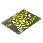 Moderne botanische bladeren notitieboek (Linkerzijde)