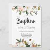 Moderne botanische blindheid en witte platte boomv kaart (Voorkant)