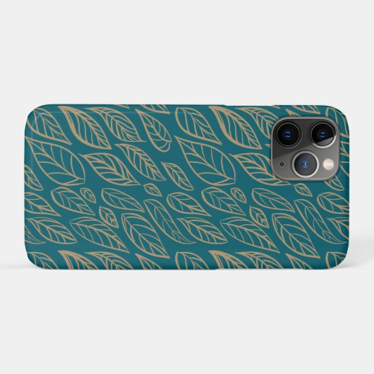 Moderne Botanische Case-Mate iPhone Case (Achterkant (horizontaal))