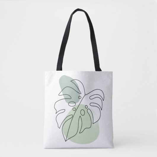 Moderne Botanische Esthetiek Tote Bag (Voorkant)
