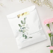 Moderne botanische Eucalyptus aangepaste bruiloft Bedankzakje (Gezegeld)