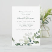 Moderne Botanische Eucalyptus Boho QUINCEAÑERA Kaart (Staand voorkant)