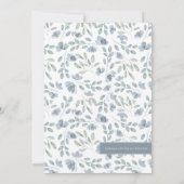 Moderne botanische foto Bespaar onze datum bruilof Save The Date (Achterkant)