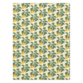 Moderne  botanische gele citroenbloesem tafelkleed