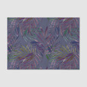 Moderne botanische gestileerde palmbladeren op Paa Tissuepapier (Voorkant)