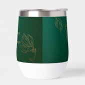 Moderne Botanische Gouden Natuur Bloemen Groen (Links)