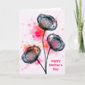 Moderne Botanische Illustratie Kaart (Voorkant)
