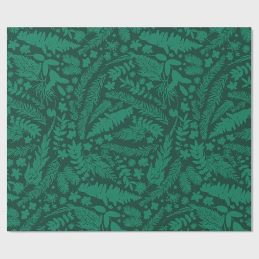 Moderne Botanische Impressies Inpakpapier (Vlak)