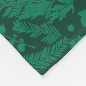 Moderne Botanische Impressies Inpakpapier Fleece Deken (Hoek)