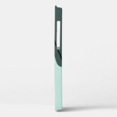 Moderne botanische iPhone Case (Achterkant / Links)