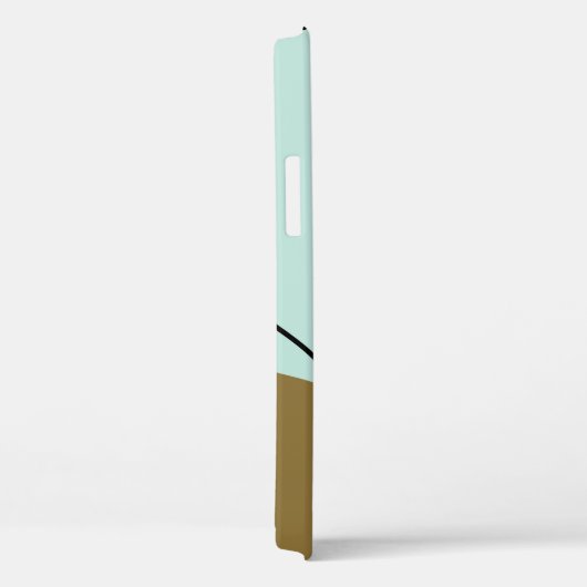 Moderne botanische iPhone Case (Achterkant / Rechts)