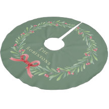 Moderne botanische kerstkrans 