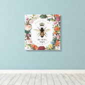 MODERNE BOTANISCHE KONINGBEDRIJF CANVAS AFDRUK (Insitu (Houten vloer))