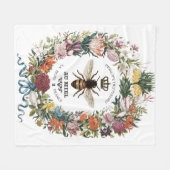 MODERNE  BOTANISCHE KONINGBEDRIJF FLEECE DEKEN (Voorkant (Horizontaal))