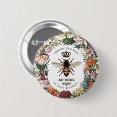 MODERNE BOTANISCHE KONINGBEDRIJF RONDE BUTTON 5,7 CM (Voorkant /achterkant)