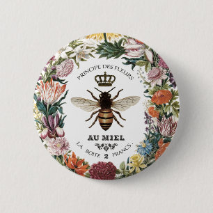 MODERNE  BOTANISCHE KONINGBEDRIJF RONDE BUTTON 5,7 CM