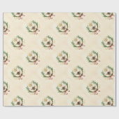 Moderne  botanische koningin cadeaupapier (Vlak)