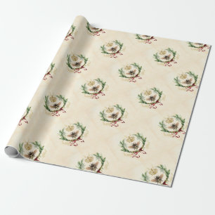 Moderne  botanische koningin cadeaupapier