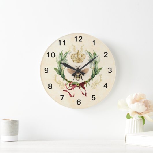 Moderne  botanische koningin grote klok (Huis)